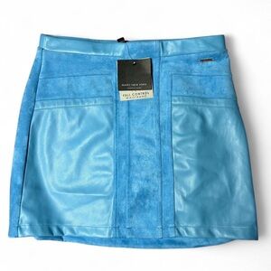 NWT Marc New York Vibrant Blue Mini Skirt size medium